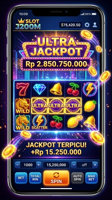Layar utama j200m — antarmuka bersih setelah instalasi